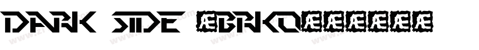 Dark Side (BRK)字体转换
